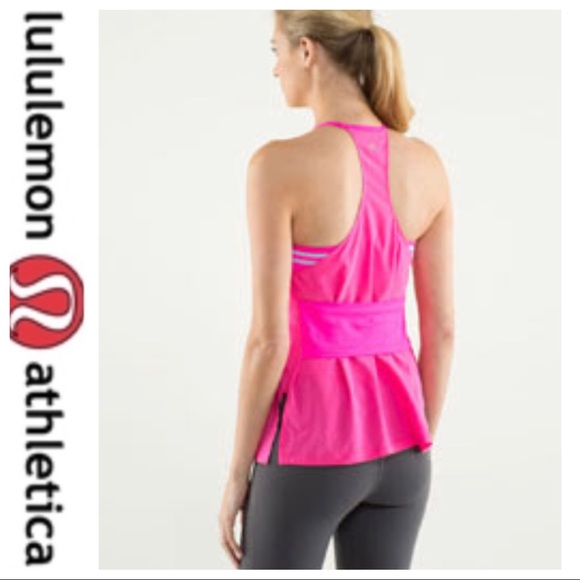 💕 Lululemon Pink New Amped Tank - Picture 1 of 9
